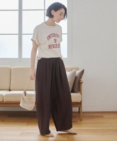 WEGO 【ANGIE VINTAGE】接触冷感イージーパンツ