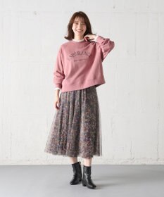 ANY 【ウエストゴム】チュールフレアースカート