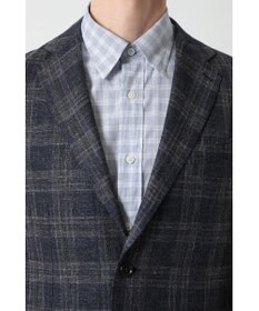 DAKS リネンコットンチェックジャケット