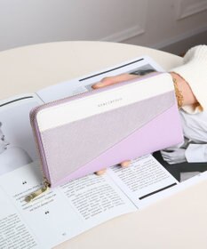 style code 【MERCURYDUO/マーキュリーデュオ】ダイアナ　トリコカラーRFロングウォレット