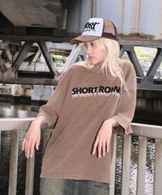 WEGO 【ユニセックス着用ITEM/MLサイズ展開】ブリーチワッフルダメージグラフィックT（SS）