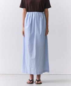 BEIGE， MALLOW / コットンタック イージーフレアスカート