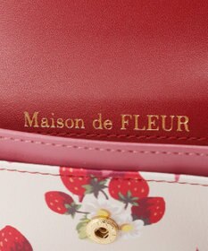 Maison de FLEUR いちご柄カードケース