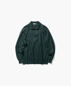 ATON RAMIE CASHMERE | スキッパーポロセーター - UNISEX