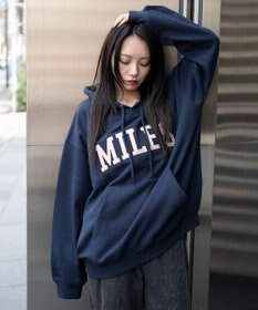 WEGO 【ユニセックス着用ITEM/SMLサイズ展開】グラフィックロゴプルパーカー