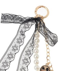 earth music&ecology ナイトメア／レースリボン付きチャーム