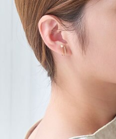 Phoebe 2ラインリッチパールビジュークリップイヤリング