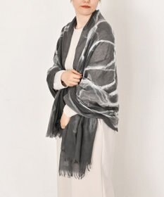 muto ニードルパンチ シルクウールストール