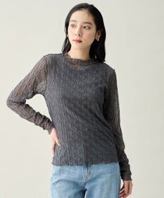 ANY L レースインナートップス