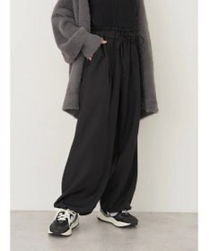 earth music&ecology 裾ドロストパラシュートパンツ