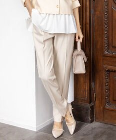 ANY SIS S ビューティサーモ2WAYストレッチ テーパードパンツ