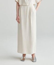 NAVE 【ReNAVE　洗える】アセテートギャバスカート