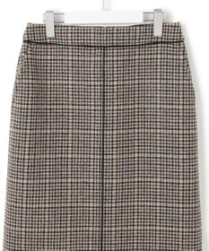 23区 【見上愛さん着用】ボンディングチェックツイード Iライン スカート