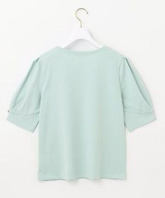 ANY SIS 【UVケア】プレーティングジャージー タックスリーブ カットソー