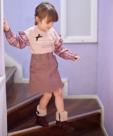 ANY KIDS リボン ポケット スカート