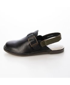 ing <ing>シングルモンクデザインバックストラップシューズ