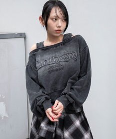 WEGO ドッキングオフショルショートスウェット