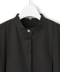 23区 【23区 lab.】ハイカウントコットン マキシ丈 シャツ ワンピース