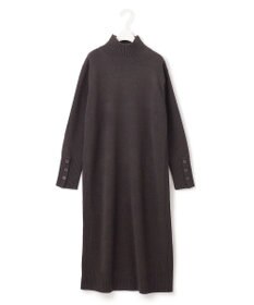 ICB 【WEB限定カラーあり・洗える】 ソフトカシミヤミックス ハイネックワンピース