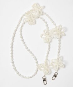 WEGO フラワーモチーフビーズストラップ