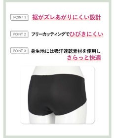 AMPHI ショーツ 【BRAGENIC ブラジェニック】 BMI245・BMI745とペア 吸汗速乾 ズレ上がりにくい(裾) PMI345 アンフィ／ワコール