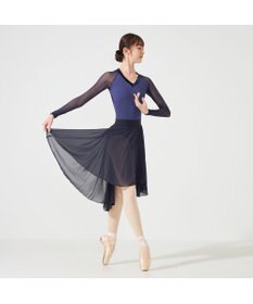 Chacott ◎【Nela ライン】ロングスリーブレオタード