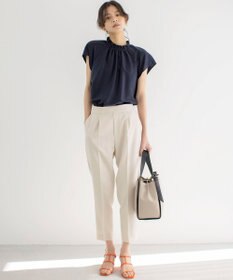 組曲 【ストレッチ・イージーケア】オシャクロス テーパードパンツ