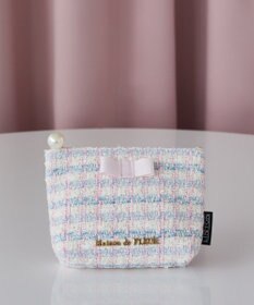 Maison de FLEUR LINTONツイードポーチ