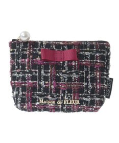 Maison de FLEUR LINTONツイードポーチ