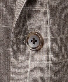 GOTAIRIKU 【CANONICO/カノニコ】サキソニーウールコットンブレンド ジャケット_ブラウンチェック