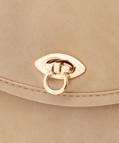 組曲 スエードライク トップハンドルバッグ