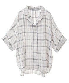 Green Parks 開襟シアージャケット風シャツ