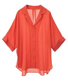 Green Parks 開襟シアージャケット風シャツ