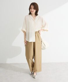 Green Parks 開襟シアージャケット風シャツ