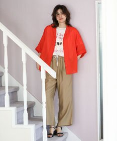 Green Parks 開襟シアージャケット風シャツ