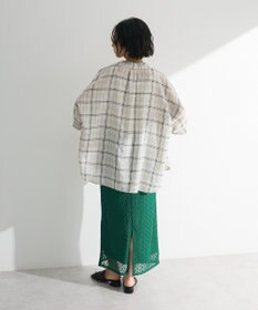 Green Parks 開襟シアージャケット風シャツ