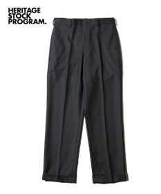 J.PRESS MEN 【J.PRESS ORIGINALS】Peppin Merino Saxony Piped Stem Trousers / Japan Made