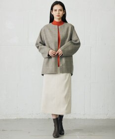 自由区 L 【17号サイズまで展開・SHIHOさん着用】ソフトコーデュロイ スカート