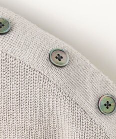 J.PRESS LADIES L 【洗える】GIMA COTTON ニット ベスト