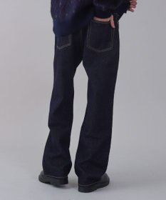 WEGO 【ユニセックス着用ITEM/ウエスト調整可】ストレートデニムパンツ