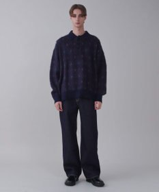 WEGO 【ユニセックス着用ITEM/ウエスト調整可】ストレートデニムパンツ