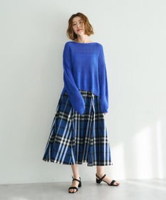 YECCA VECCA テープヤーンルーズニットプルオーバー