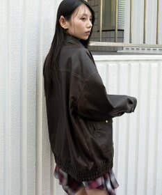 WEGO ヴィンテージライクPUジャケット