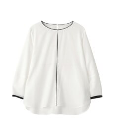 YECCA VECCA 配色パイピングブラウス