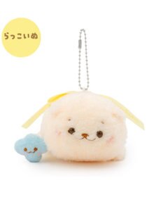 Mother garden しろたん リボンキーホルダー 《らっこいぬ》