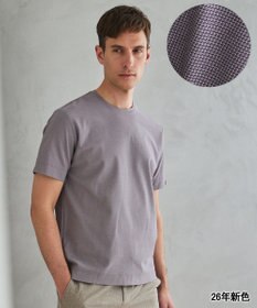 GOTAIRIKU キングサイズ登場【サラサラ/高通気】仕事で着られる 鹿の子 BIZ Tシャツ ライラック/26年新色