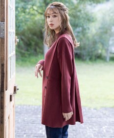 Tiaclasse L 【洗える】1枚でもレイヤード効果のあるサイドボタンチュニック