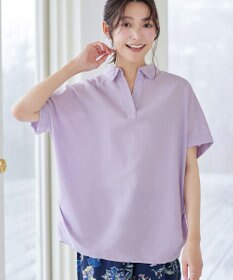 Tiaclasse リネンミックススキッパーシャツ