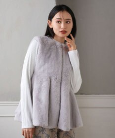 Green Parks ・ＥＬＥＮＣＡＲＥ　ＤＵＥペプラムフェイクファーベス