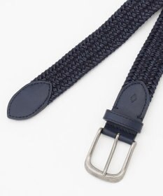 JOSEPH ABBOUD 【キングサイズ・イタリア素材・ストレッチ・日本製】レザーメランジストレッチベルト